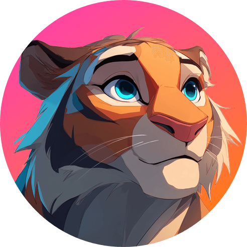 Lion avatar - center